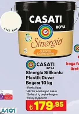 CASATİ SİLİKONLU PLASTİK DUVAR BOYASI CASATİ SİLİKONLU PLASTİK DUVAR BOYASI
